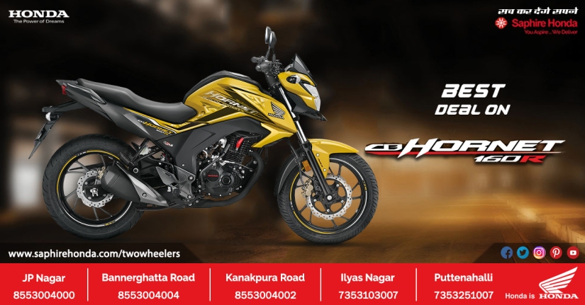 Cb Hornet Onroad Price In Bangalore Page 2 Saphire Honda Bikes